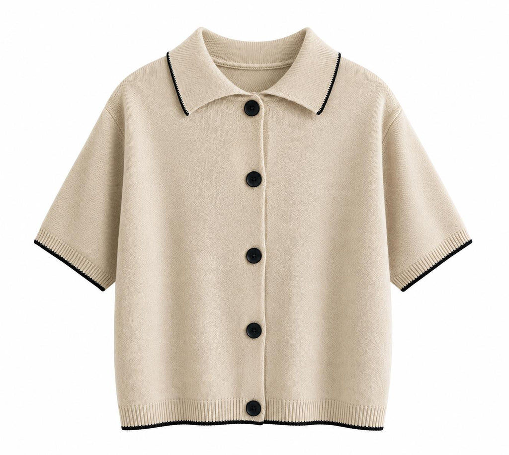 Pull à manche courte