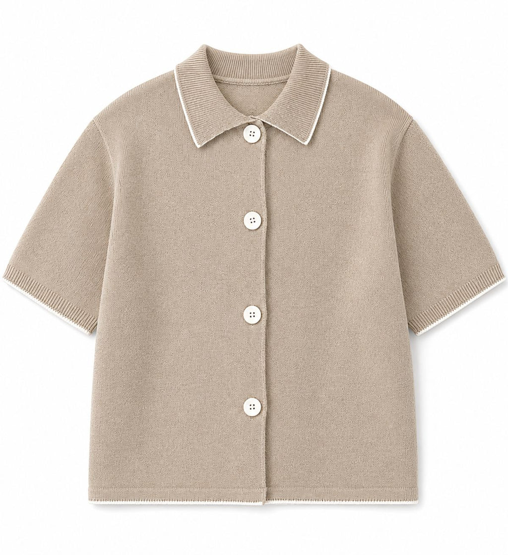 Pull à manche courte