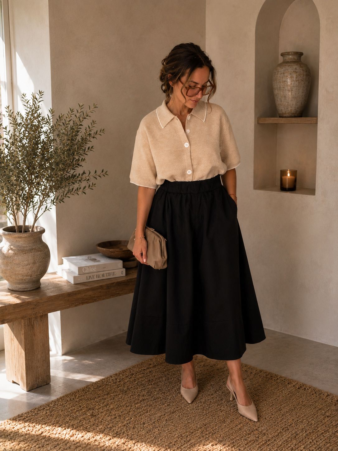 Pantalon Jupe-Culotte